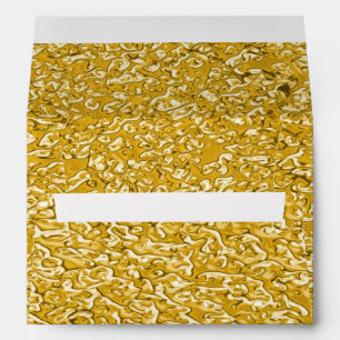 Enveloppe Motif éclaboussé OR PUR + votre texte / photo