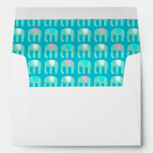 Enveloppe Motif Eléphant Cute BABY SHOWER personnalisé