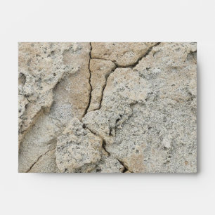 Enveloppe motif en pierre de sable
