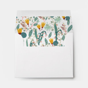 Enveloppe Motif floral fait main Spring Garden Chic Custom