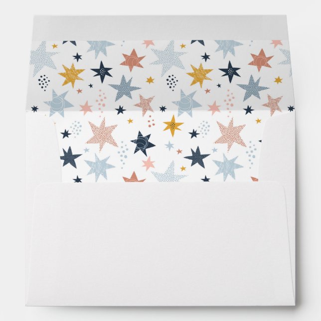 Enveloppe Motif Fun Star (Dos (Bas))