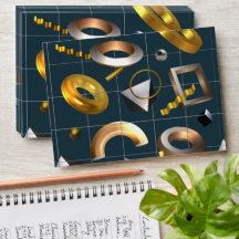 motif géométrique 3D