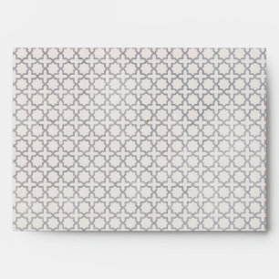 Enveloppe Motif géométrique beige islamique