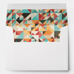 Enveloppe Motif géométrique de la Terre