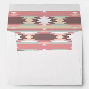 Enveloppe motif géométrique de style aztèque 2