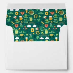 Enveloppe Motif irlandais mignon d'icône