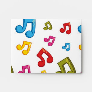 Enveloppe Motif musical