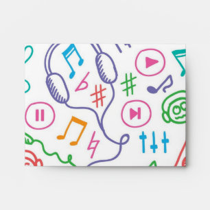 Enveloppe Motif musical