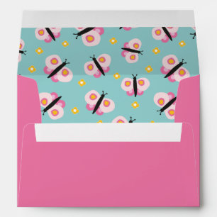 Enveloppe Motif papillon mignon pour enfants