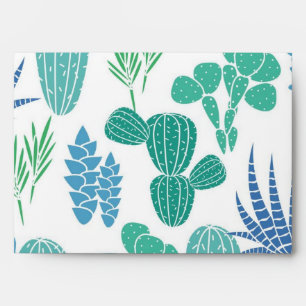 Enveloppe motif plante