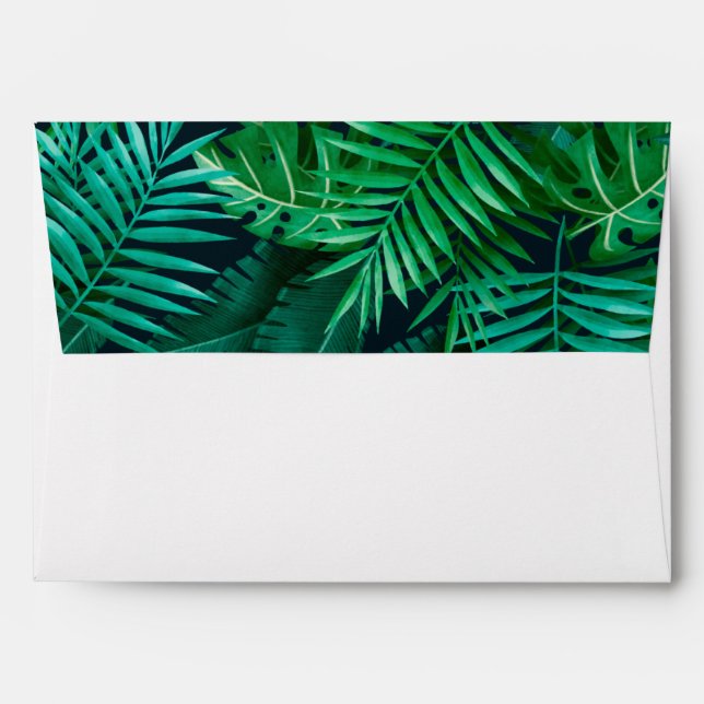 Enveloppe Motif Plante tropical (Dos (Haut rabat))