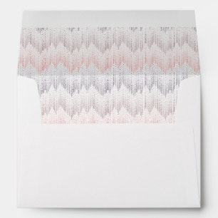 Enveloppe Motif pointillé par polka de crête de montagne