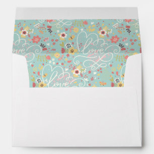 Enveloppe Motif romantique lumineux moderne