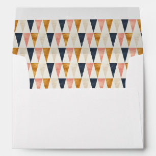 Enveloppe Motif scandinave de drapeau de marine