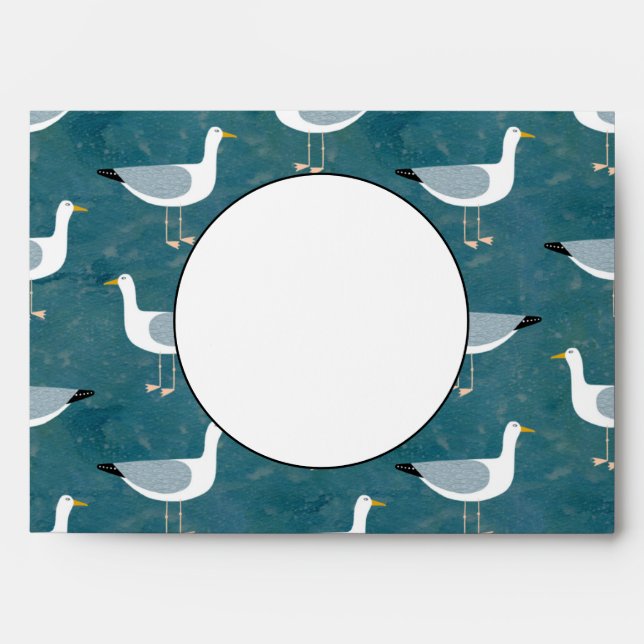 Enveloppe Motif Seagull (Devant)