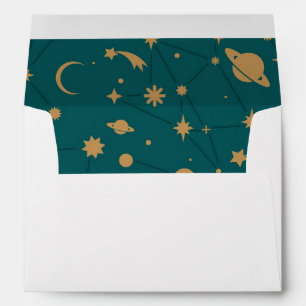 Enveloppe motif spatial