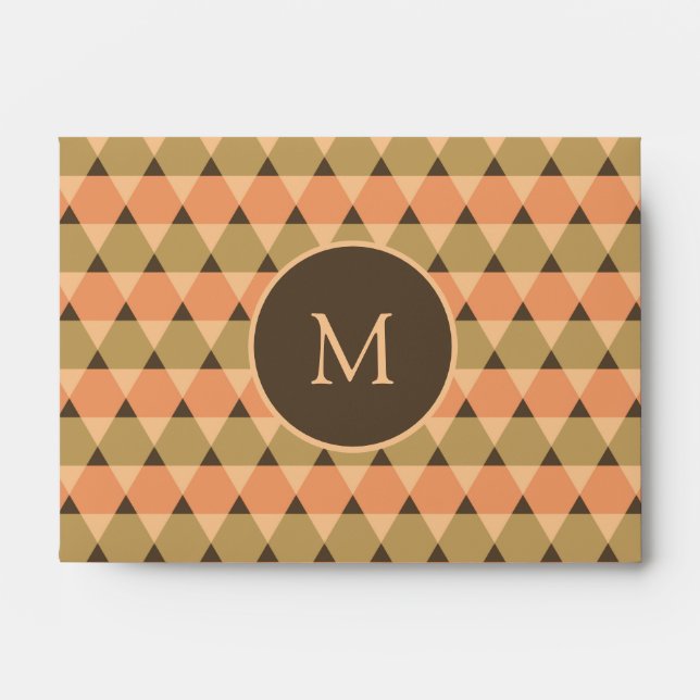 Enveloppe Motif triangles (Devant)