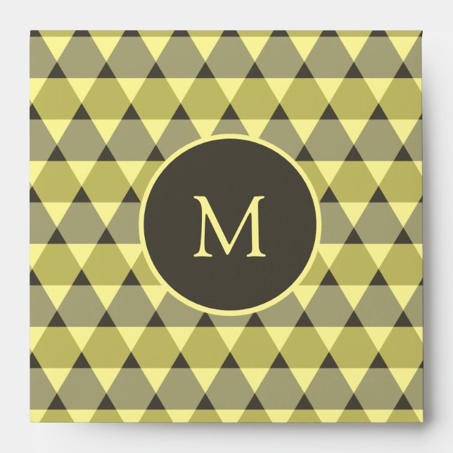 Enveloppe Motif triangles (Devant)