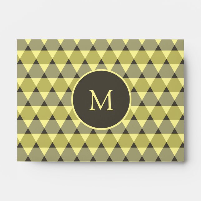 Enveloppe Motif triangles (Devant)