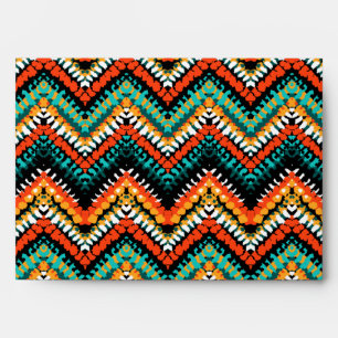 Enveloppe Motif tribal indigène ethnique audacieux