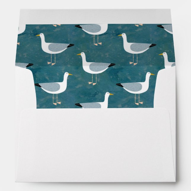 Enveloppe Mouette (Dos (Bas))