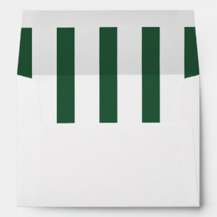 Enveloppe Moyen-siècle Moderne Stripes Retour Objectif