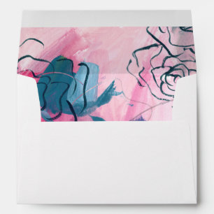 Enveloppe Musique intérieure - Croquis floral