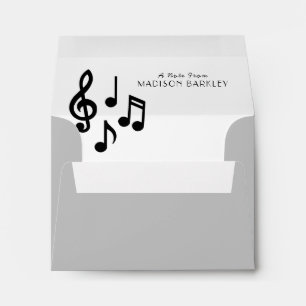 Enveloppe Musique Note Professeur de musicien