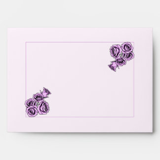 Enveloppe Mystical Purple Rose Wedding