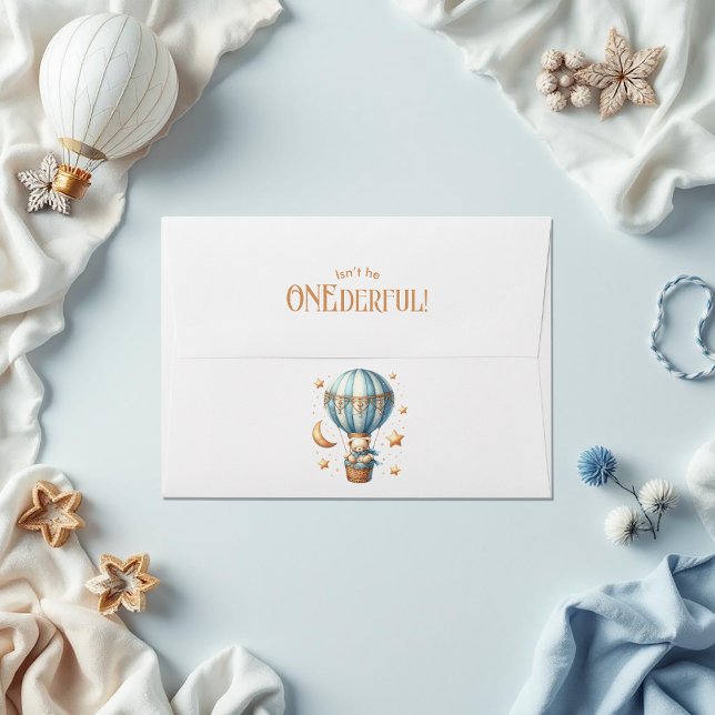 Enveloppe N’est-il pas UN seul et unique anniversaire (Isn’t He ONEderful First Birthday Envelope)