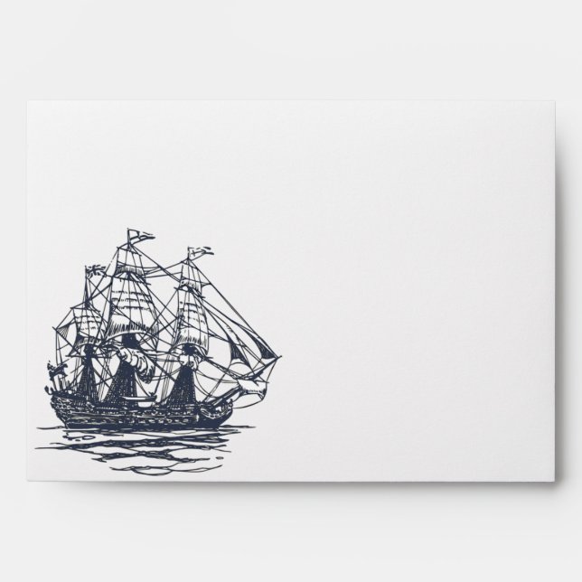 Enveloppe Nautical Ship (Devant)
