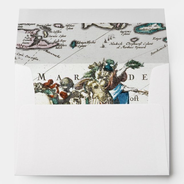 ENVELOPPE NEW AMSTERDAM, 1673 (Dos (Bas))