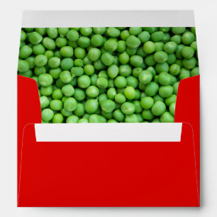 Enveloppe Noël drôle "Pois sur Terre" Punny mignonne 5x7"