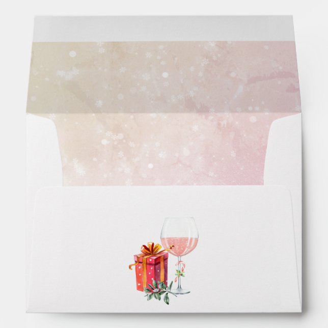Enveloppe Noël du cinéma rétro (Dos (Bas))