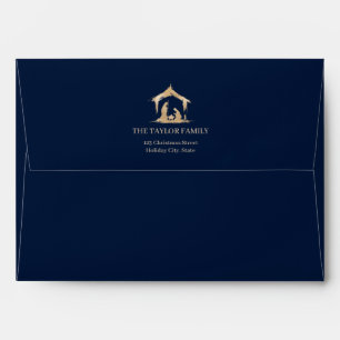 Enveloppe Noël Étoile Religieuse De La Nativité De Bethléem