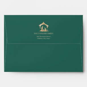 Enveloppe Noël Étoile Religieuse De La Nativité De Bethléem
