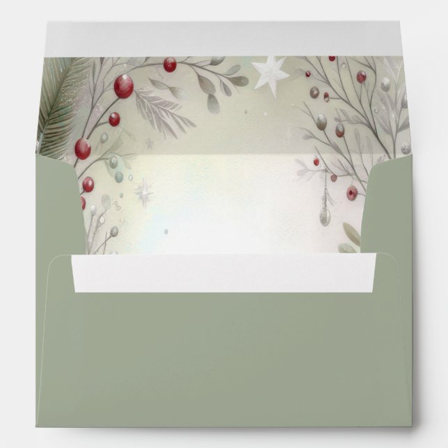 Enveloppe Noël hiver (Dos (Bas))