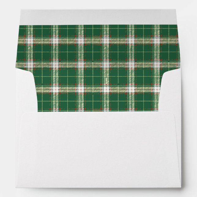Enveloppe Noël Plaid 6 (Dos (Bas))