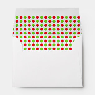Enveloppe Noël Pois joli et coloré
