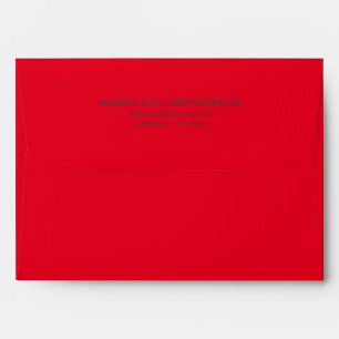 Enveloppe Noël Rouge