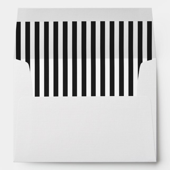 Enveloppe noire et blanche (Dos (Bas))