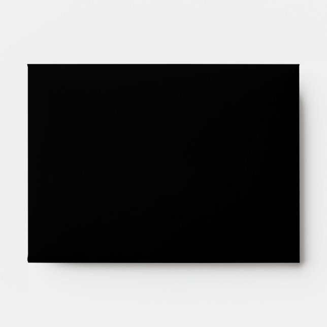 Enveloppe noire plate A6 (Devant)