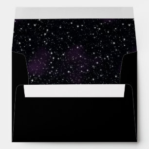 Enveloppe noire Stars Galaxy Nebula Linage