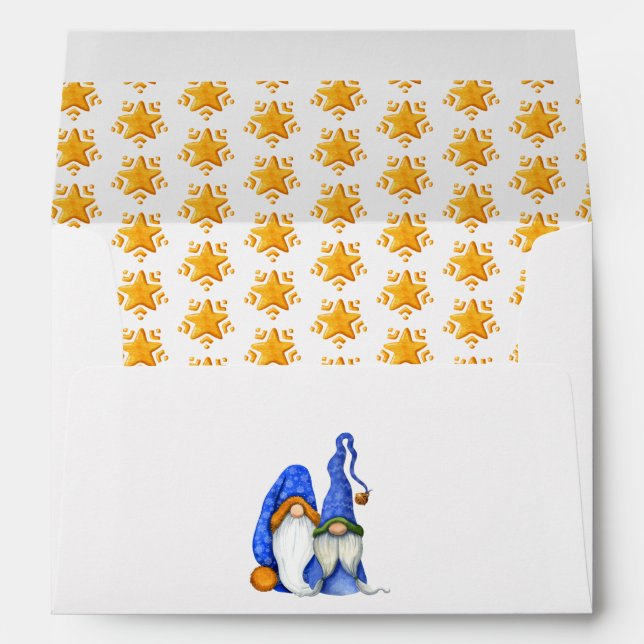 Enveloppe Nordic Christmas Gnome (Dos (Bas))