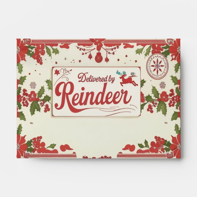 Enveloppe North Pole Express Envelope | Santa Letter Mail (Devant)