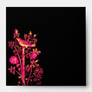 Enveloppe NUIT AVEC ROSES, Blanc Rose
