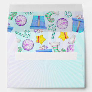 Enveloppe O Christmas Whimsey Folk Art