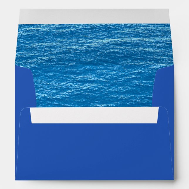 Enveloppe océanique pour Mariage insulaire ou trop (Dos (Bas))