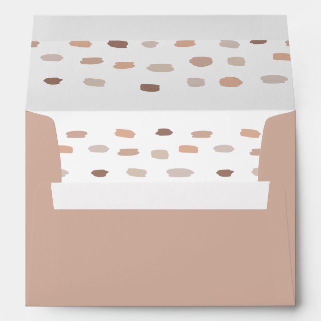 Enveloppe Oh Baby Genre Neutre Baby shower moderne (Dos (Bas))