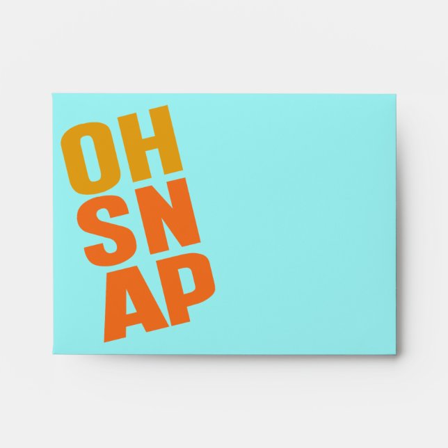 Enveloppe Oh Snap (Devant)